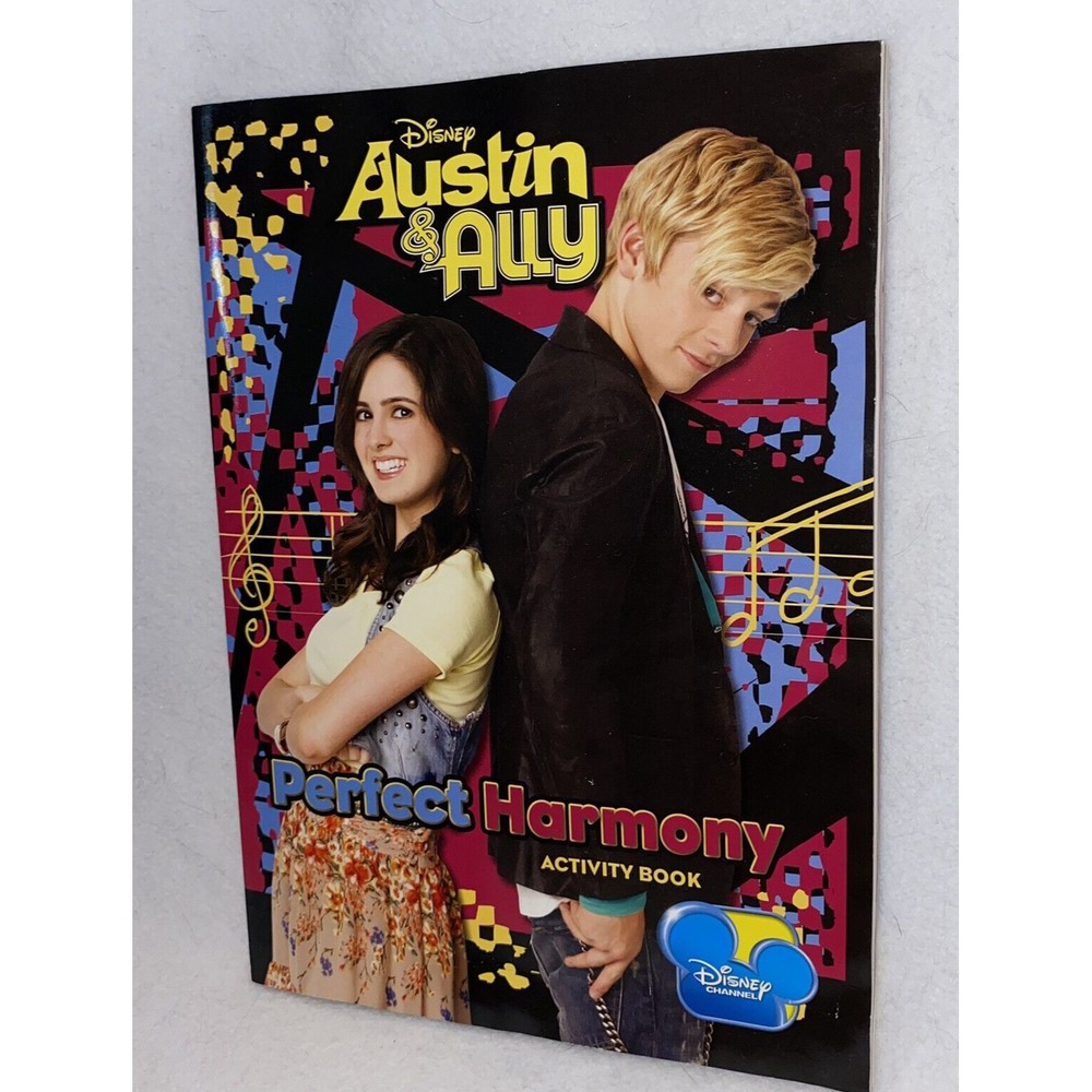 Disney Austin & Ally Activity Book Perfect Harmony Ross Lynch Laura Marano NEW